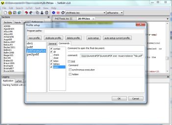 TeXEdit - screenshot