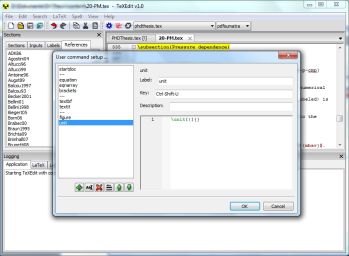 TeXEdit - screenshot